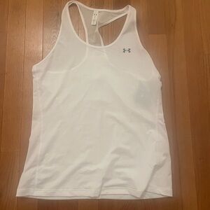 Under Armour Women's White Racerback Tank Top